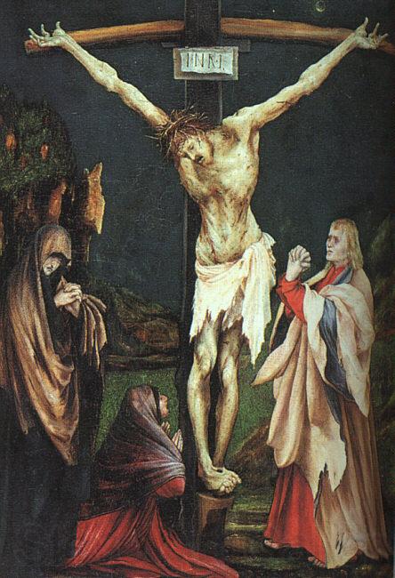  Matthias  Grunewald The Small Crucifixion France oil painting art